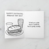 Happy National French Dip Day | Nov 12th Kaart (Binnen)