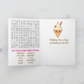 Happy National Frozen Yogurt Day | Feb 6th Kaart (Binnen)