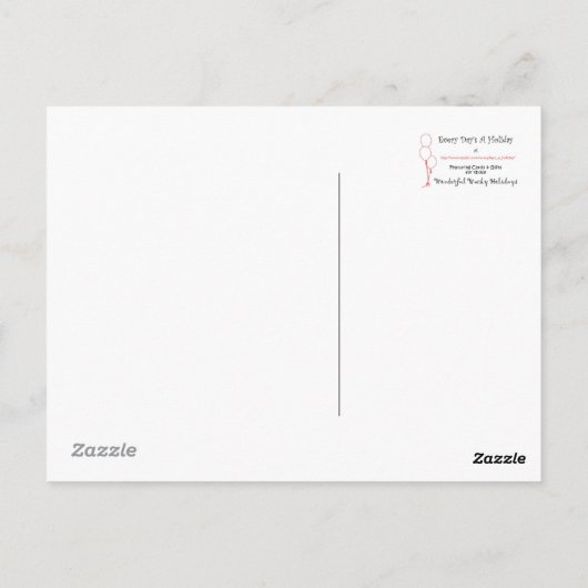 Happy National Gumdrop Day Februari 15 Briefkaart (Achterkant)