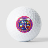 Happy National Hispanic Heritage Month School Golfballen (Voorkant)