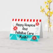 Happy National Hospice Palliatieve Zorg Maand Kaart (Gele Bloem)