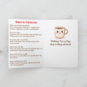 Happy National Hot Chocolate Day | January 31st Kaart (Binnen)