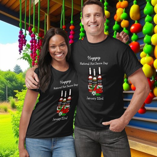 Happy National Hot Sauce Day | 22 januari T-shirt