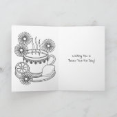 Happy National Hot Tea Day | January 12th Kaart (Binnen)