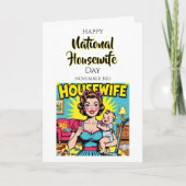 Happy National Housewife's day | November 3rd Kaart (Voorkant)