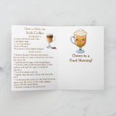 Happy National Irish Coffee Day | January 25th Kaart (Binnen)