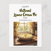 Happy National Lemon Cream Pie | Nov 29th Briefkaart (Voorkant)