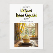 Happy National Lemon Cupcake Day | December 15th Briefkaart (Voorkant)