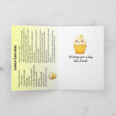 Happy National Lemon Cupcake Day | December 15th Kaart (Binnen)