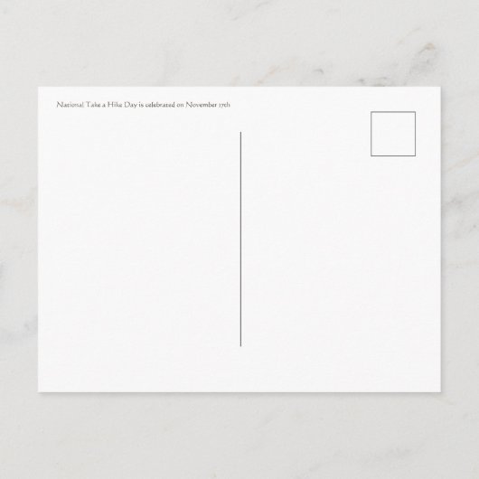 Happy National neemt een heiendag! Briefkaart (Achterkant)