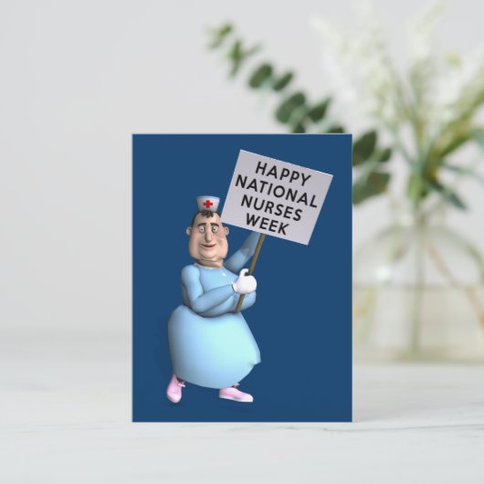 Happy National Nurses Week! Briefkaart (Staand voorkant)