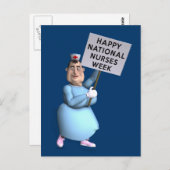 Happy National Nurses Week! Briefkaart (Voorkant / Achterkant)