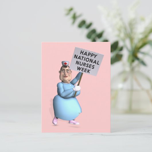 Happy National Nurses Week! Briefkaart (Staand voorkant)