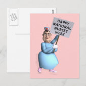 Happy National Nurses Week! Briefkaart (Voorkant / Achterkant)
