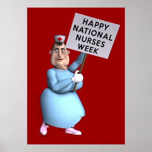Happy National Nurses Week! Poster (Voorkant)