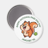 Happy National Pass Gas Day | January 7th Magneet (Voorkant / Achterkant)