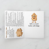 Happy National Peanut Butter Fudge Day | Nov 20th Kaart (Binnen)