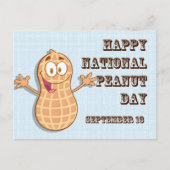 Happy National Peanut Day 13 september Briefkaart (Voorkant)
