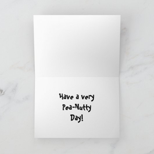 Happy National Peanut Day 13 september Kaart (Binnen)