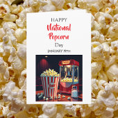 Happy National Popcorn Day! January 19th Kaart