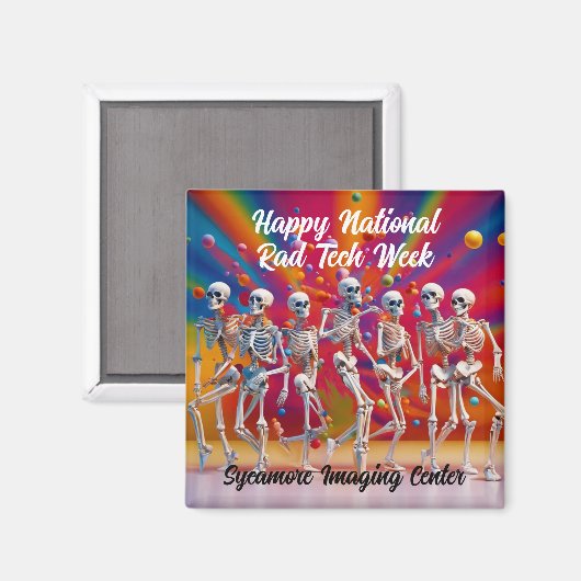 Happy National Rad Tech Week Magneet (Voorkant / Achterkant)