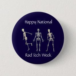 Happy National Rad Tech Week Ronde Button 5,7 Cm