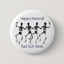 Happy National Rad Tech Week Ronde Button 5,7 Cm