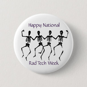 Happy National Rad Tech Week Ronde Button 5,7 Cm