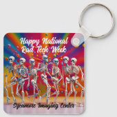 Happy National Rad Tech Week Sleutelhanger (Achterkant)