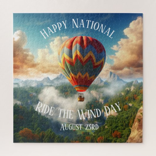 Happy National Ride The Wind Day Legpuzzel (Verticaal)