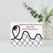 Happy National Roller Onderzetter Day - 16 augustu Briefkaart (Staand voorkant)