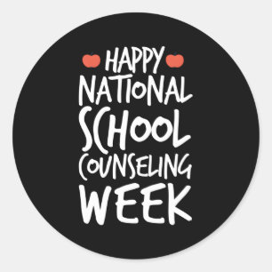 Happy National School Counseling Week Counselor Ronde Sticker