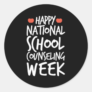 Happy National School Counseling Week Counselor Ronde Sticker