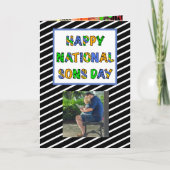 Happy National Sons Day | 28e kaart september (Voorkant)