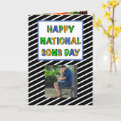 Happy National Sons Day | 28e kaart september (Gele Bloem)
