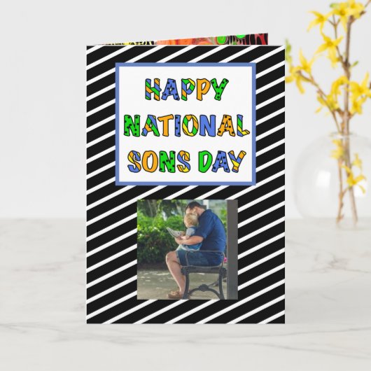 Happy National Sons Day | 28e kaart september (Gele Bloem)