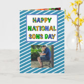 Happy National Sons Day | 28e kaart september (Gele Bloem)