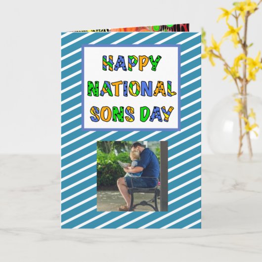 Happy National Sons Day | 28e kaart september (Gele Bloem)