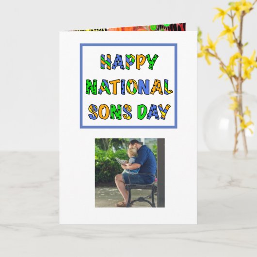 Happy National Sons Day | 28e kaart september (Gele Bloem)