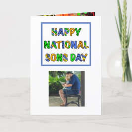 Happy National Sons Day | 28e kaart september