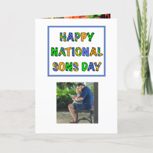 Happy National Sons Day   28e kaart september
