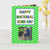Happy National Sons Day | 28e kaart september (Gele Bloem)