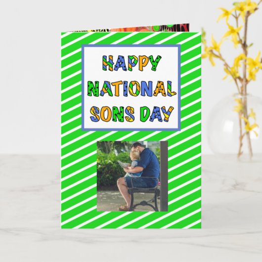 Happy National Sons Day | 28e kaart september (Gele Bloem)