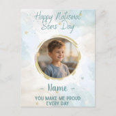Happy National Sons Day Card - Celebrate Your Son Briefkaart (Voorkant)