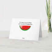 Happy National Watermelon Day Kaart (Achterkant)