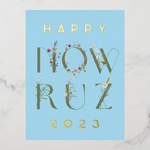 Happy Nawruz 2023 Folie Briefkaart