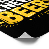 Happy New Beers New Year Nye Party Funny New Years Poster (Hoek)