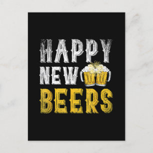 Happy New Beers Party Briefkaart