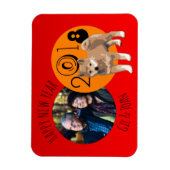 Happy New Dog Year 2018 lijst Photo Magnet Magneet (Verticaal)