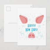 Happy New Ears Briefkaart (Voorkant / Achterkant)